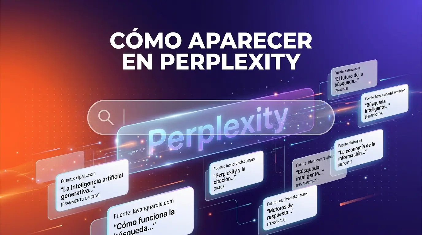 Como aparecer en Perplexity AI guia completa 2026